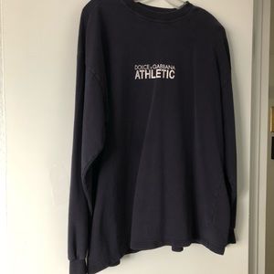 Dolce & Gabbana Athletic Dark Blue sweatshirt